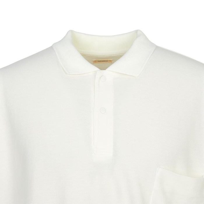 nanamica Men’s Polo Short Sleeve T-Shirt Off White