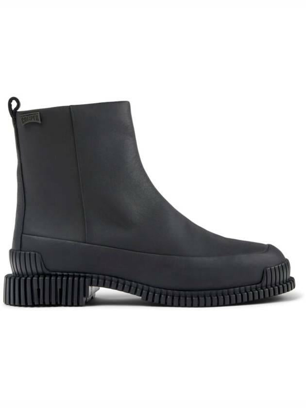 Camper Pix Black Leather Ankle Boots