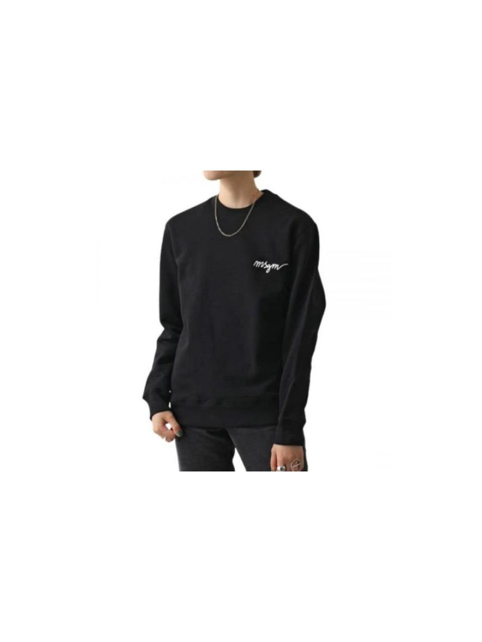 MSGM Embroidered Logo Crewneck Sweatshirt 2000MDM543 200001 99