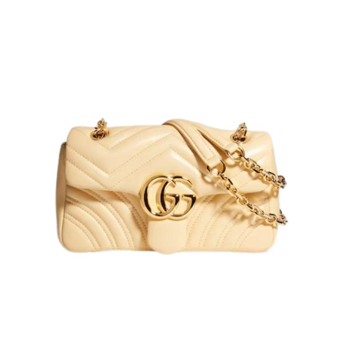 GUCCI GG Marmont Small Matelassé Leather Shoulder Bag
