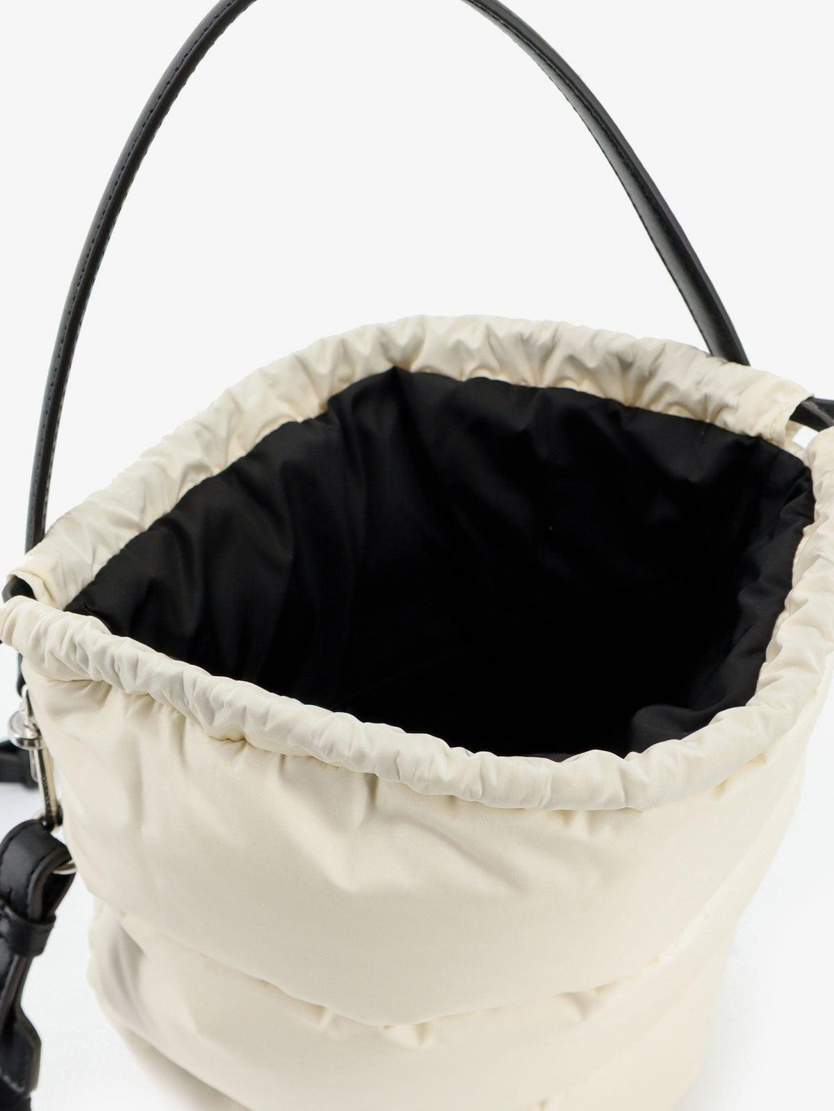 Moncler Leather Tote Shoulder Bag Black