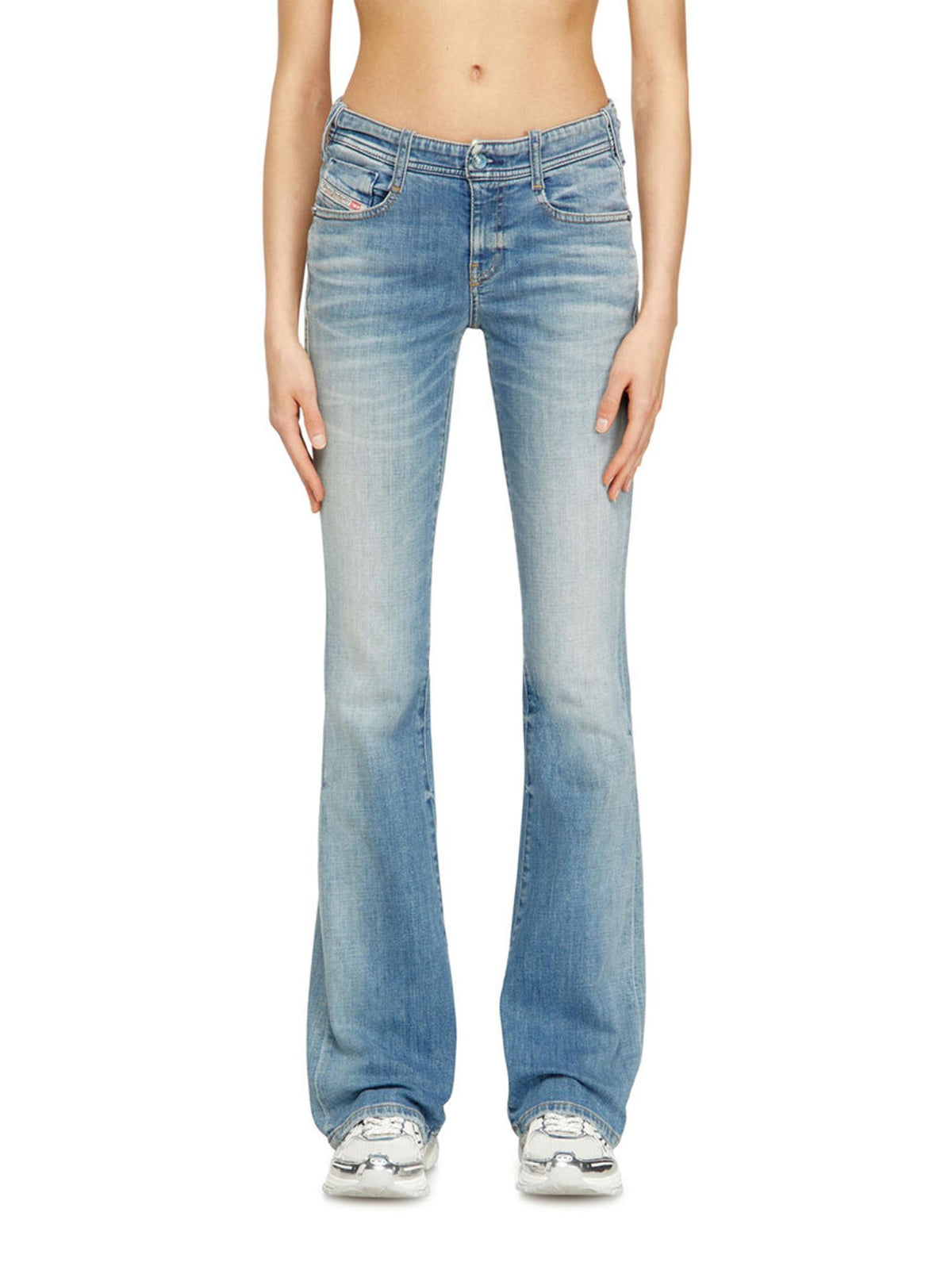 DIESEL Blue Denim Skinny Jeans Women’s Pants
