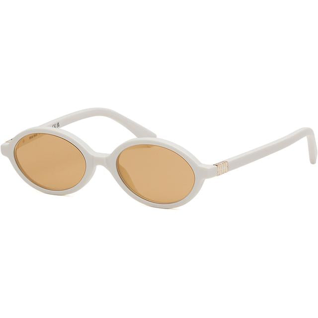 Miu Miu White Mirror Acetate Sunglasses Unisex SMU04Z 142 40D