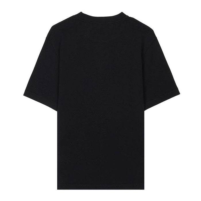 JACQUEMUS Men’s Grosgrain Trim T-Shirt Black