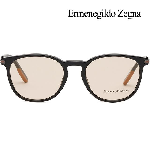Zegna Black UV-Blocking Tinted Unisex Eyeglass Frames EZ5150 001