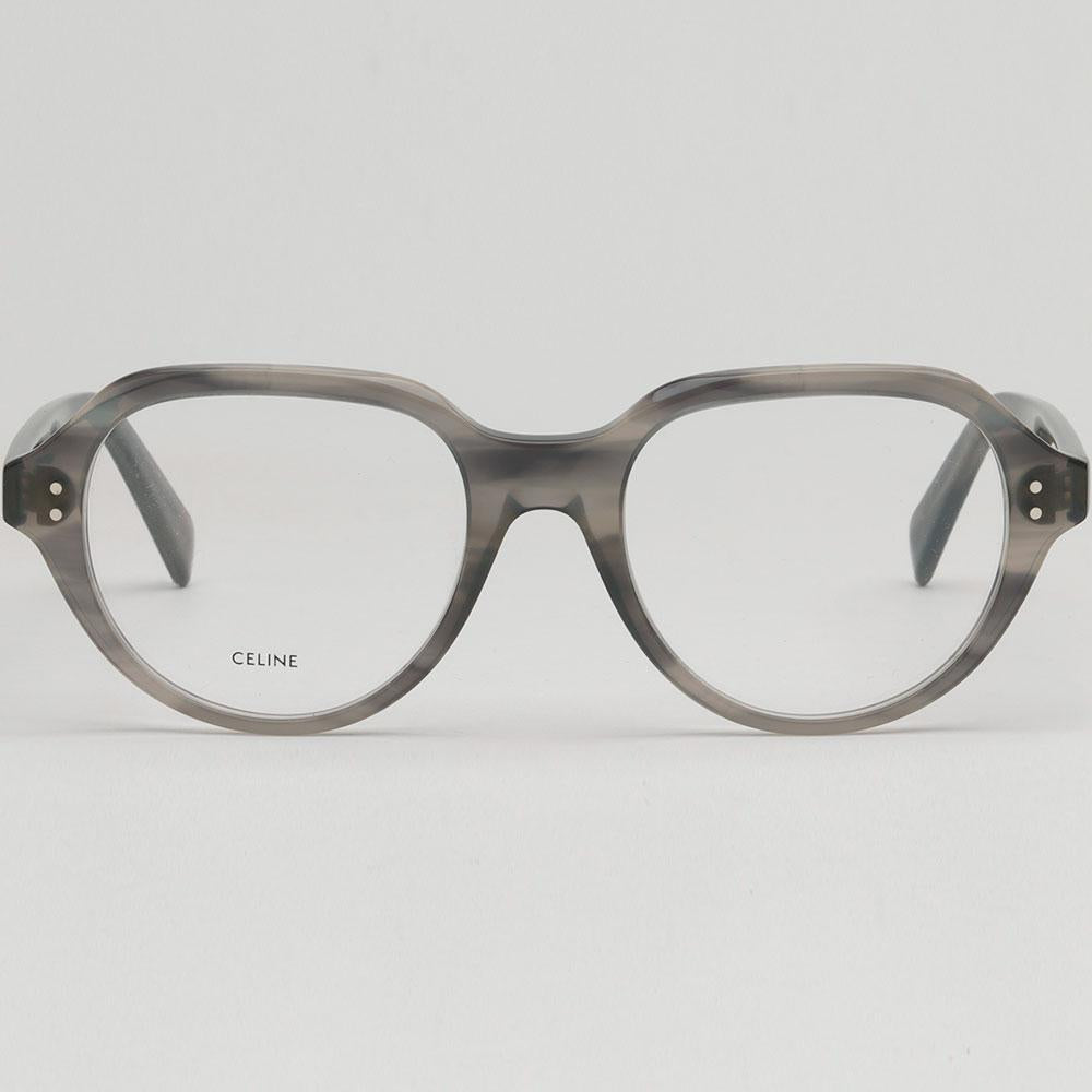 CELINE Round Acetate Eyeglass Frames Unisex Fashion Daily CL50145I 005