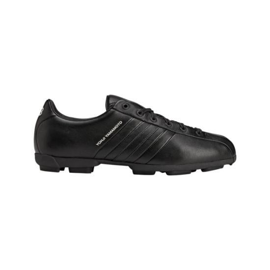 Y-3 White Leather Low-Top Sneakers YY3U261PSSN053BK BLACK DOM