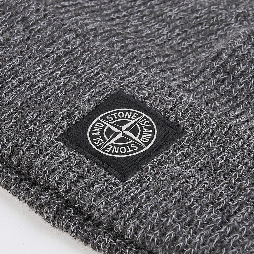 STONE ISLAND Unisex Reflective Knit Beanie Cap K2S15 N100001 S00L3 V0M6B