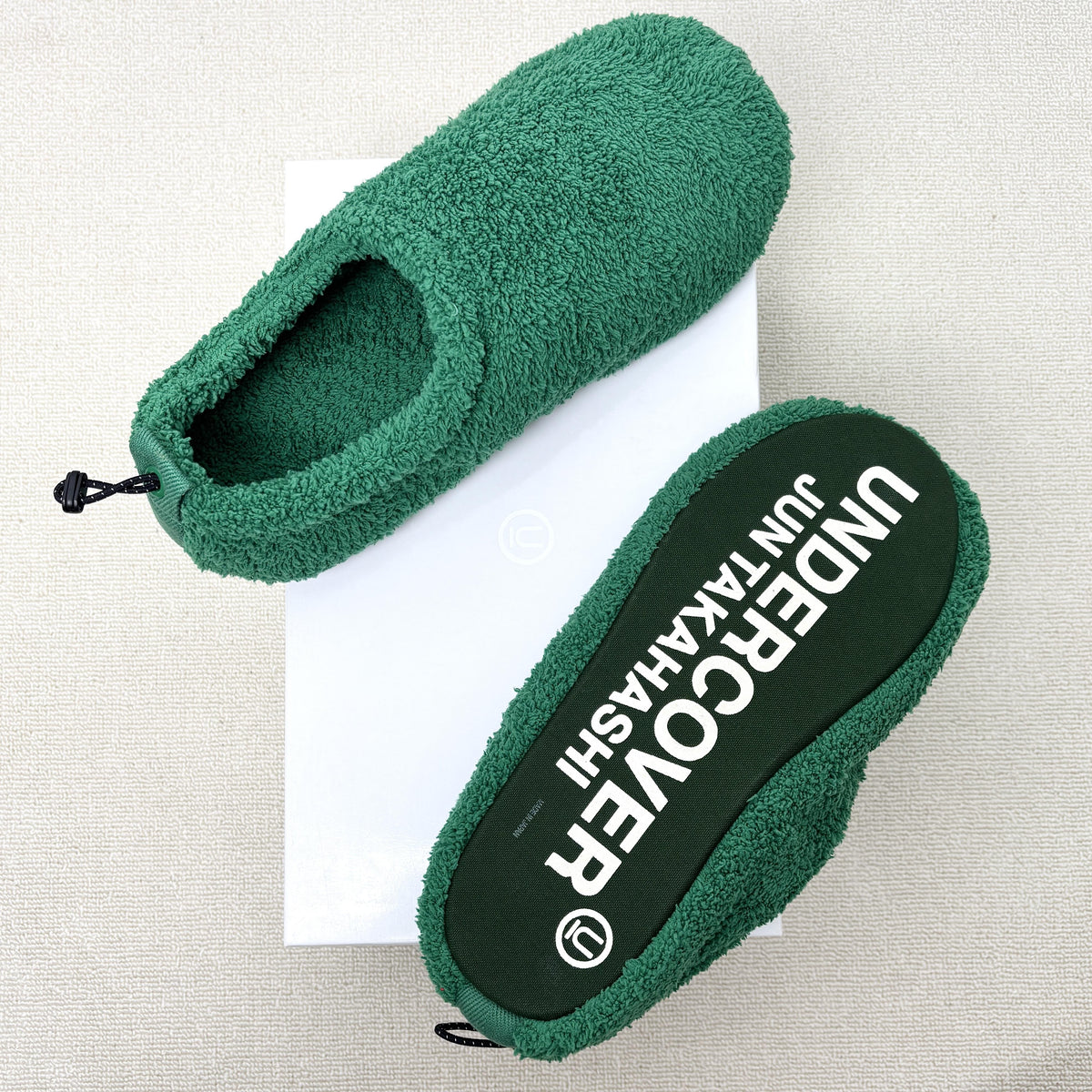 Undercover Room Terry Green Slippers UC1A4F05