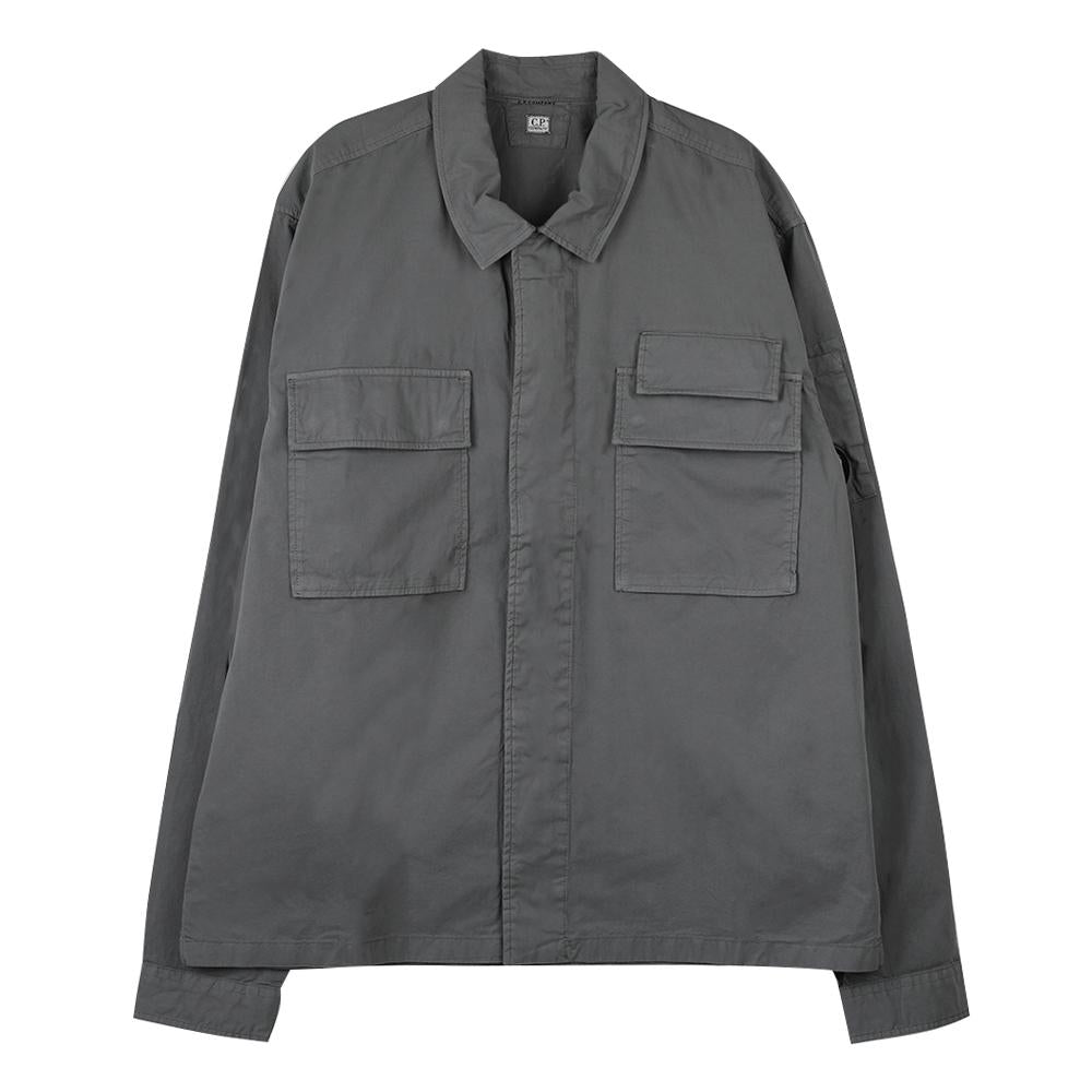 CP Company Gabardine Utility Lens Shirt Organic Cotton Lo 18CMSH128A 110143G 935