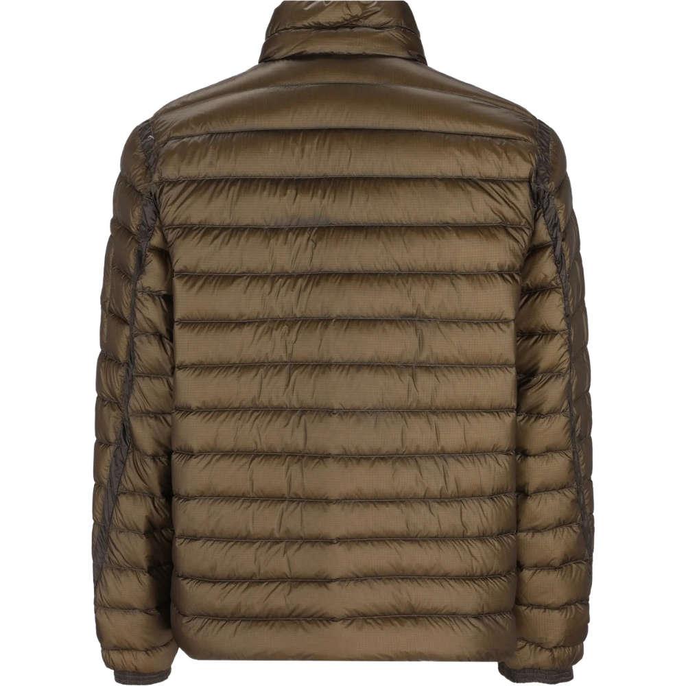 CP Company Green DD Shell Lens Badge Puffer Jacket for Men