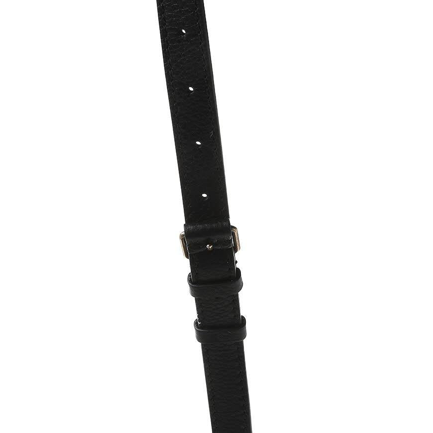 VALENTINO Garavani Identity Leather Crossbody Bag Black Unisex