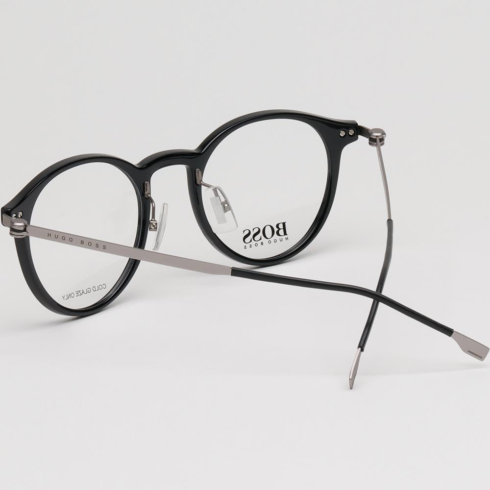 HUGO BOSS Ultra Lightweight Round Acetate Eyeglass Frames Unisex BOSS1350F TI7