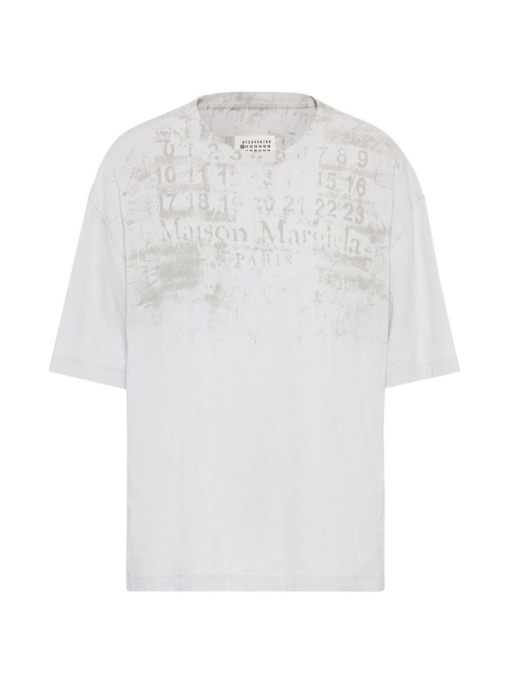 Maison Margiela Short Sleeve Cotton T-Shirt Black Men