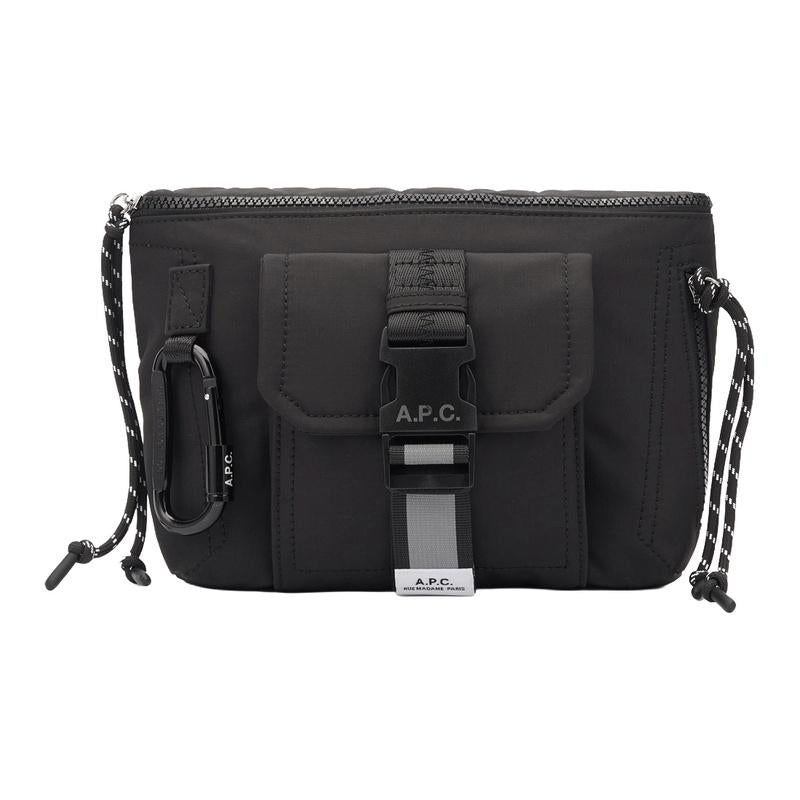 A.P.C. Black Trek Belt Bag Hip Pack