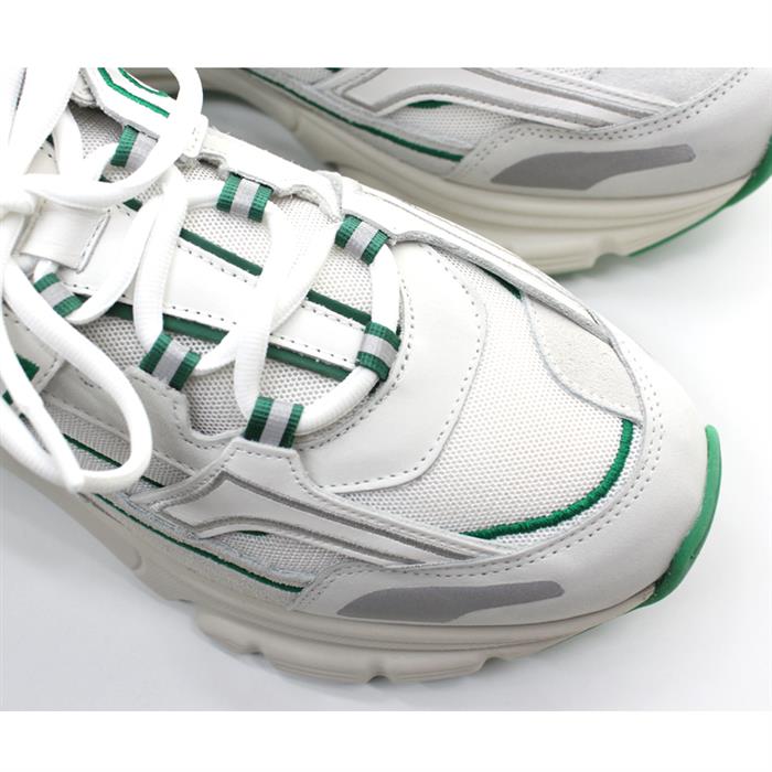 AXEL ARIGATO Marathon R Trail White Green Low-Top Sneakers