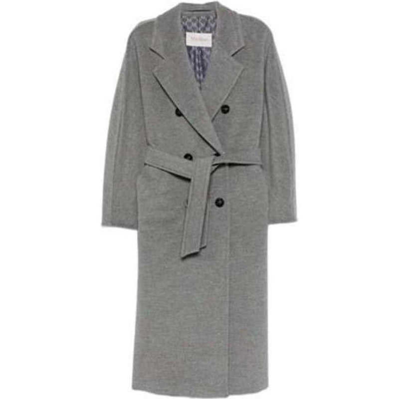 Max Mara Grey Wool Cashmere Icon Madame 101801 Women’s Coat