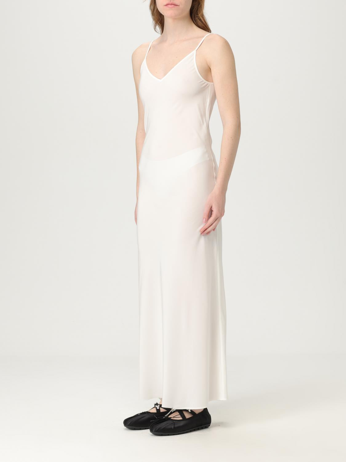 Maison Margiela Sleeveless Long Dress White SS25