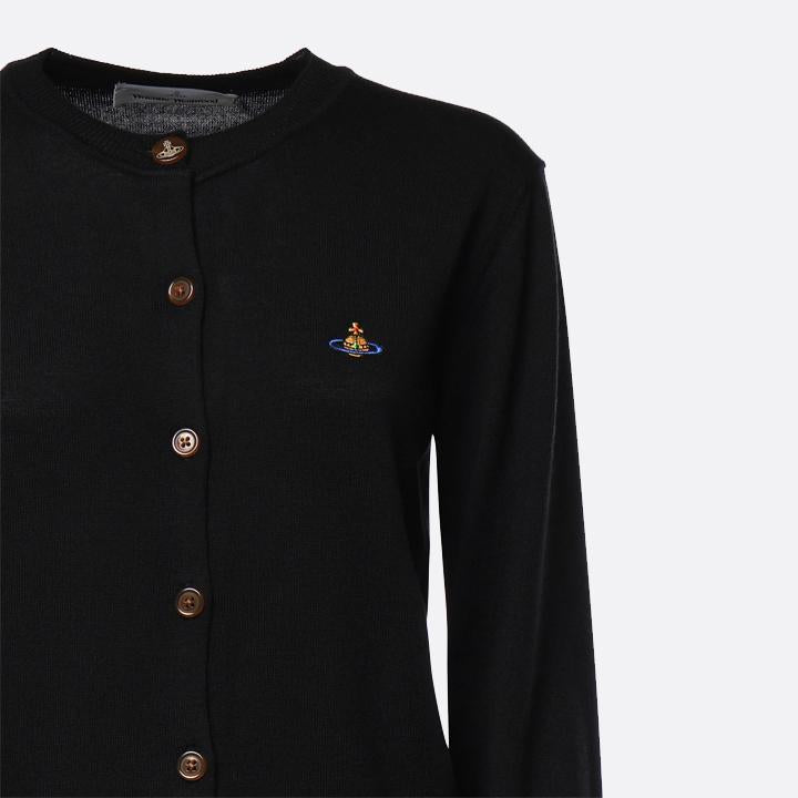 Vivienne Westwood Bea Black Knit Cardigan 1803002P Y005E N401