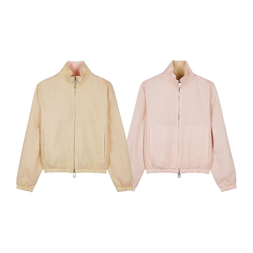Loro Piana Women’s Linen Bomber Jacket FAQ0520 B5ZG