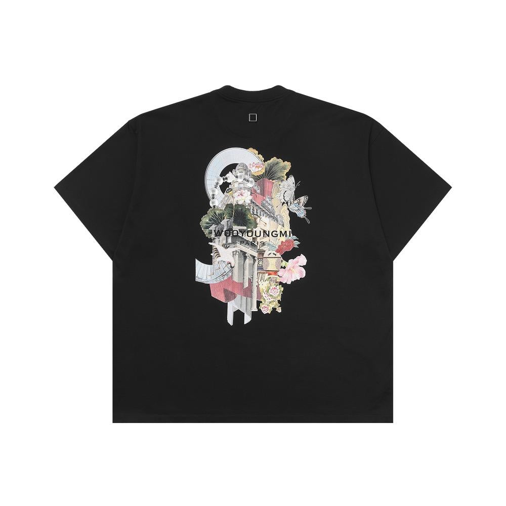WOOYOUNGMI City Graphic T-Shirt Black Men’s