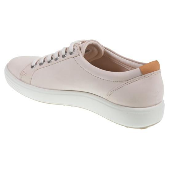 ecco Leather Low-Top Sneakers for Women 43000302378 LIMESTONE DOM