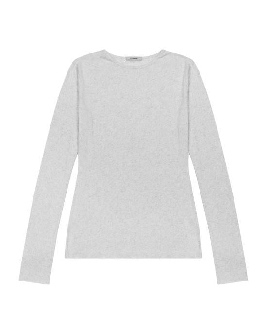 Entire Studios Long Sleeve Sweatshirt Top fo ESSS26TO01239 0497 HEATHER GREY DOM