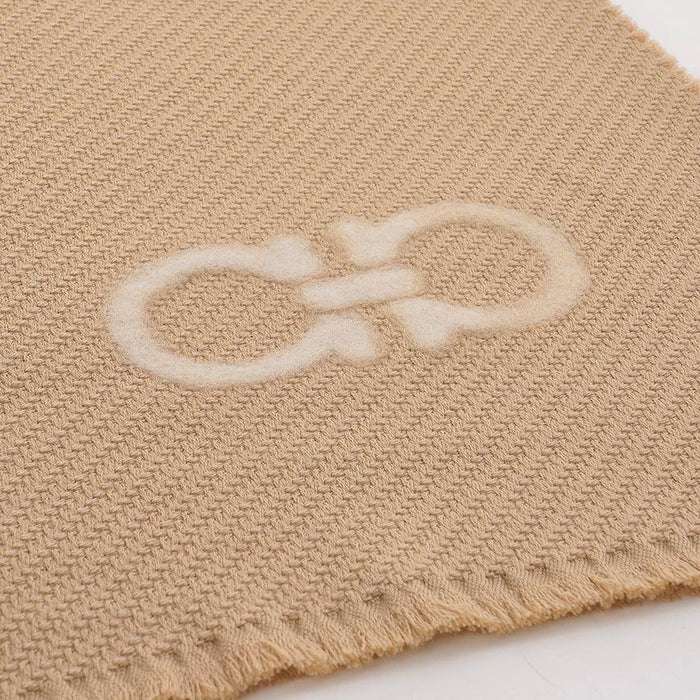 Ferragamo Women’s Jacquard Camel Scarf