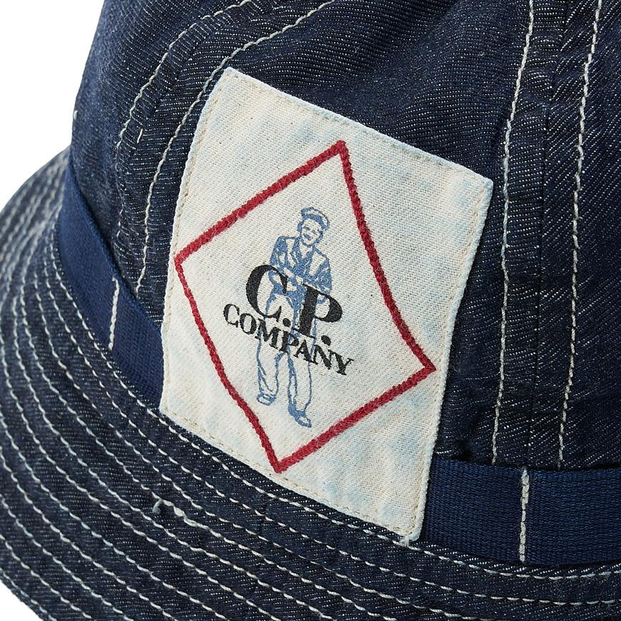 CP Company Unisex Denim Bucket Hat 18CMAC294A 110295W D08