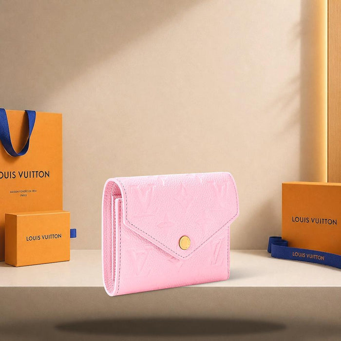 Louis Vuitton Victorie Wallet Confetti Pink Small Bifold Wallet