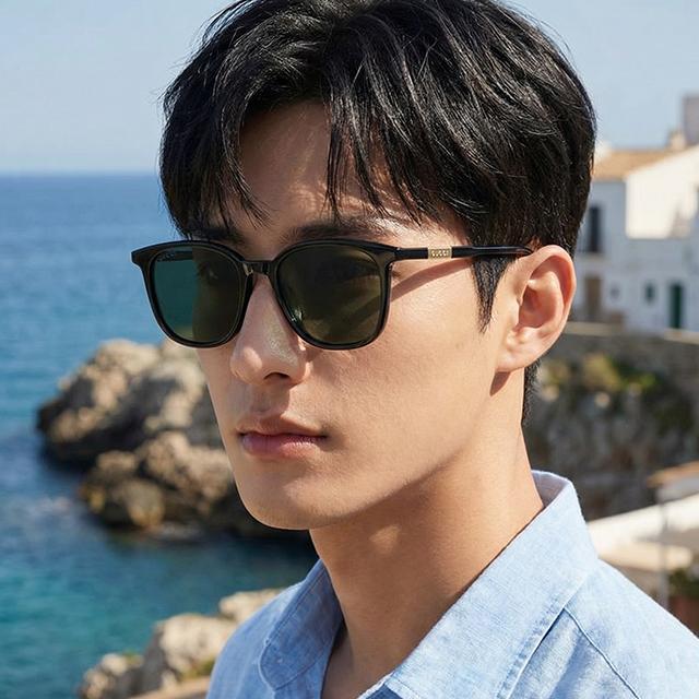 GUCCI Tortoise Acetate Unisex Fashion Sunglasses