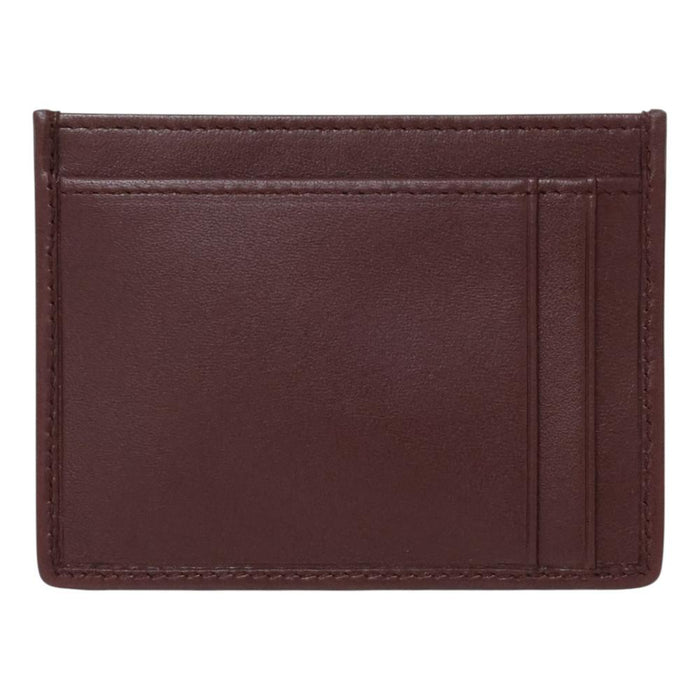 Miu Miu Matelassé Leather Card Holder Black Women’s