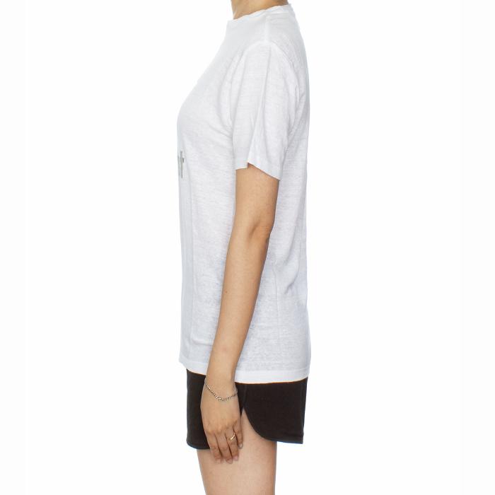Isabel Marant Zewel Logo T-Shirt White Cotton