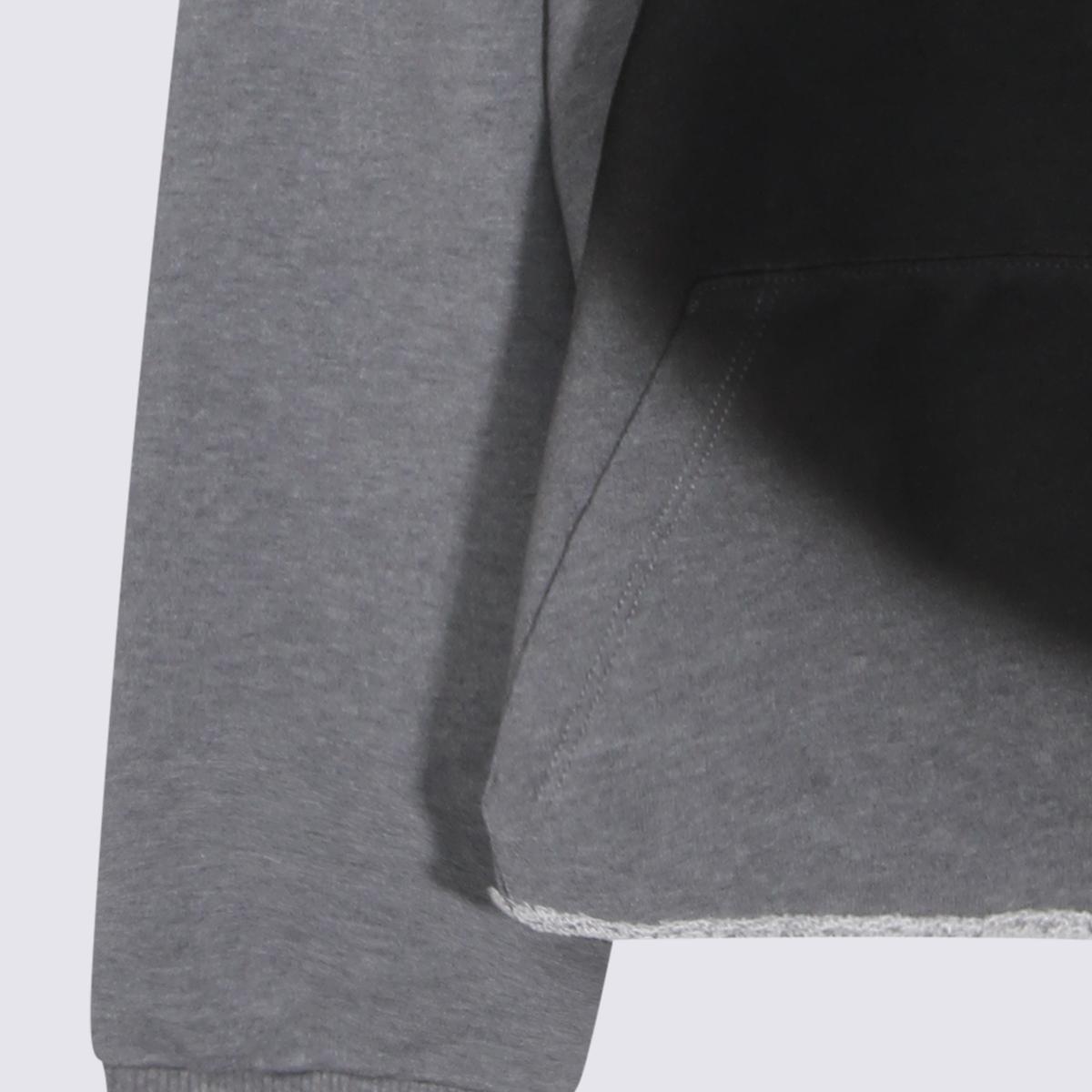 Maison Margiela Cotton Hoodie Women’s Pullover Sweatshirt Gray