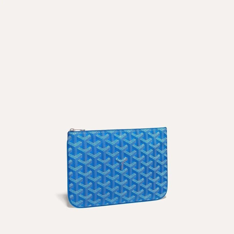 GOYARD Blue Senat PM Women’s Clutch Pouch SENAT2PMLTY10CL10P