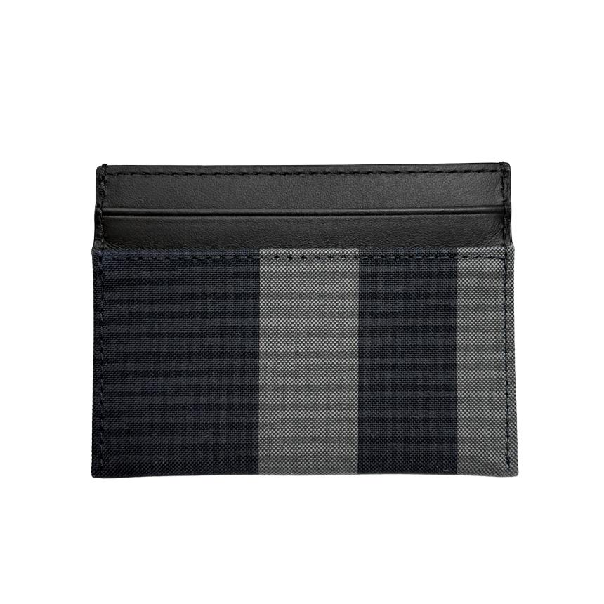 BURBERRY Navy Leather Sandon Card Holder Wallet
