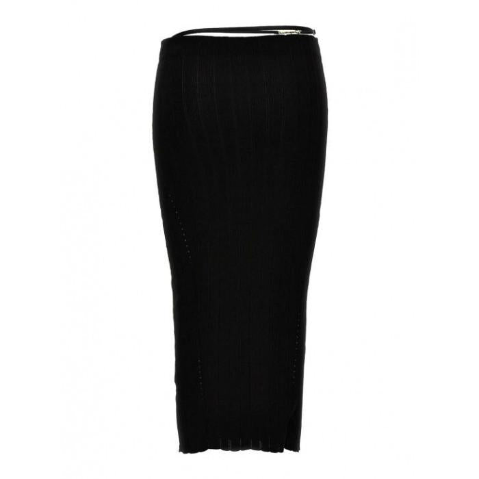 JACQUEMUS La Jupe Pralu Midi Skirt