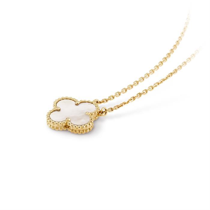 Van Cleef & Arpels Vintage Alhambra Pendant Necklace Gold