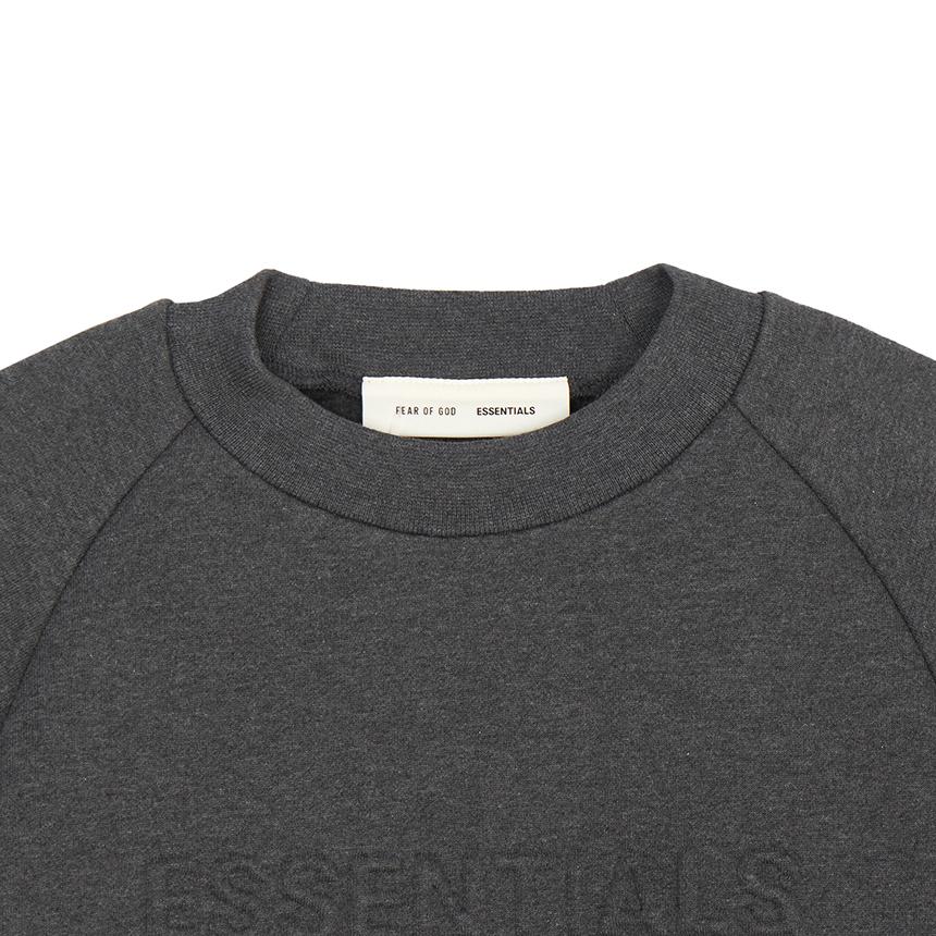 Fear of God Essentials Women’s Fleece Sweatshirt Charcoal Heather