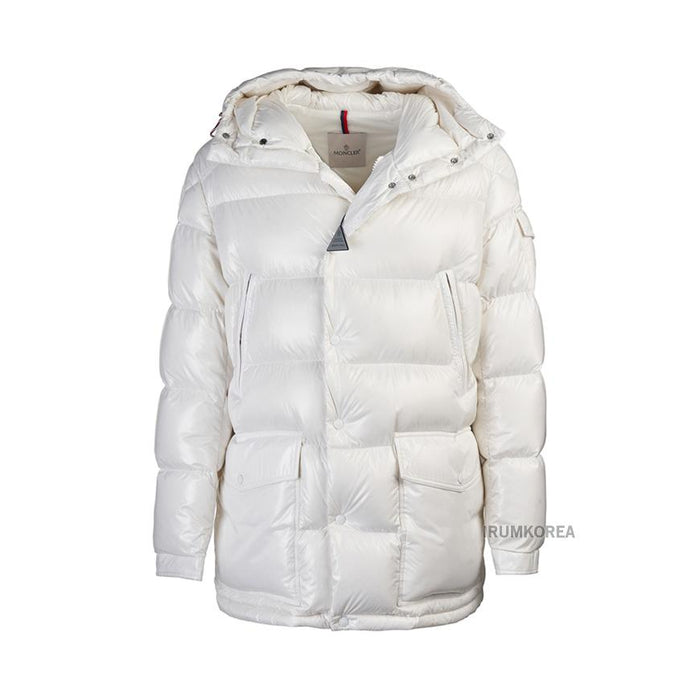 Moncler Alcézas Hooded Down Jacket White Men's