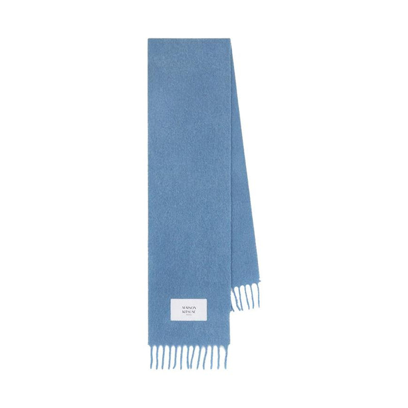 Maison Kitsune Unisex Alpaca Scarf Ivory LM06206 WA0022
