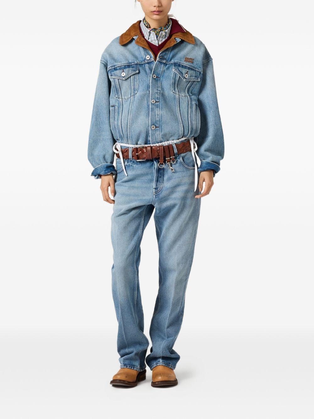 Miu Miu Blue Denim Jacket Women’s Casual Outerwear