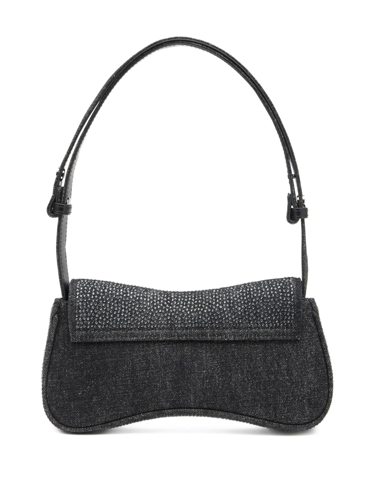 DIESEL Black Leather Shoulder Bag