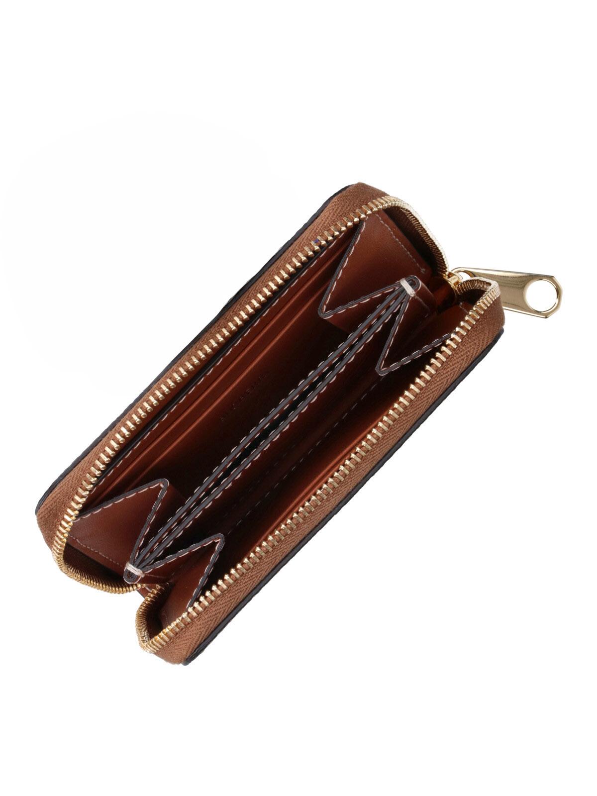BURBERRY Leather Long Wallet