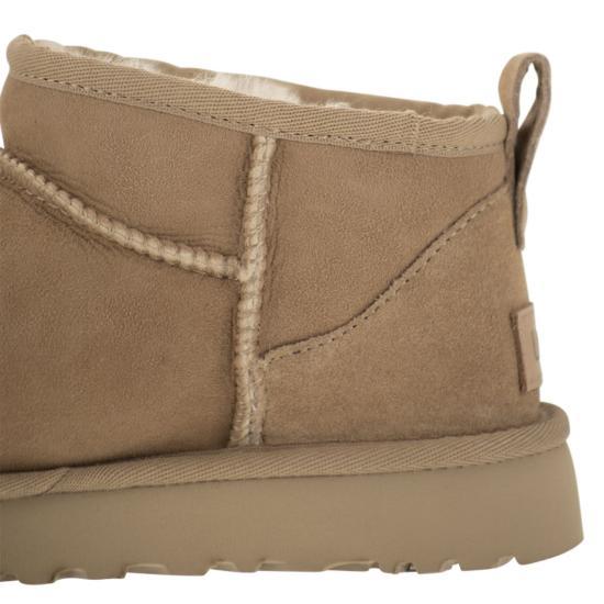 Ugg Classic Ultra Mini Ankle Boots Sand Suede Women’s