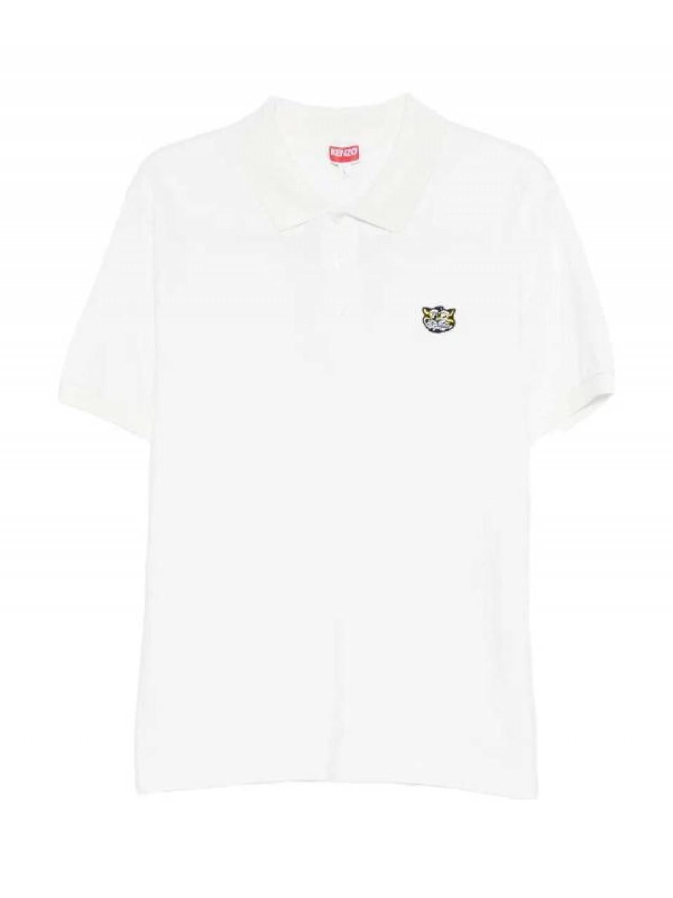 KENZO Wild Tiger Cotton Slim Polo Shirt