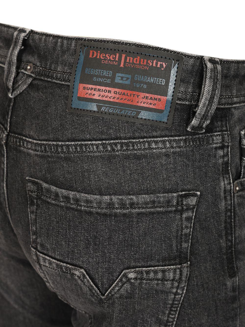DIESEL Blue Denim Jeans Men's Straight Leg Pants