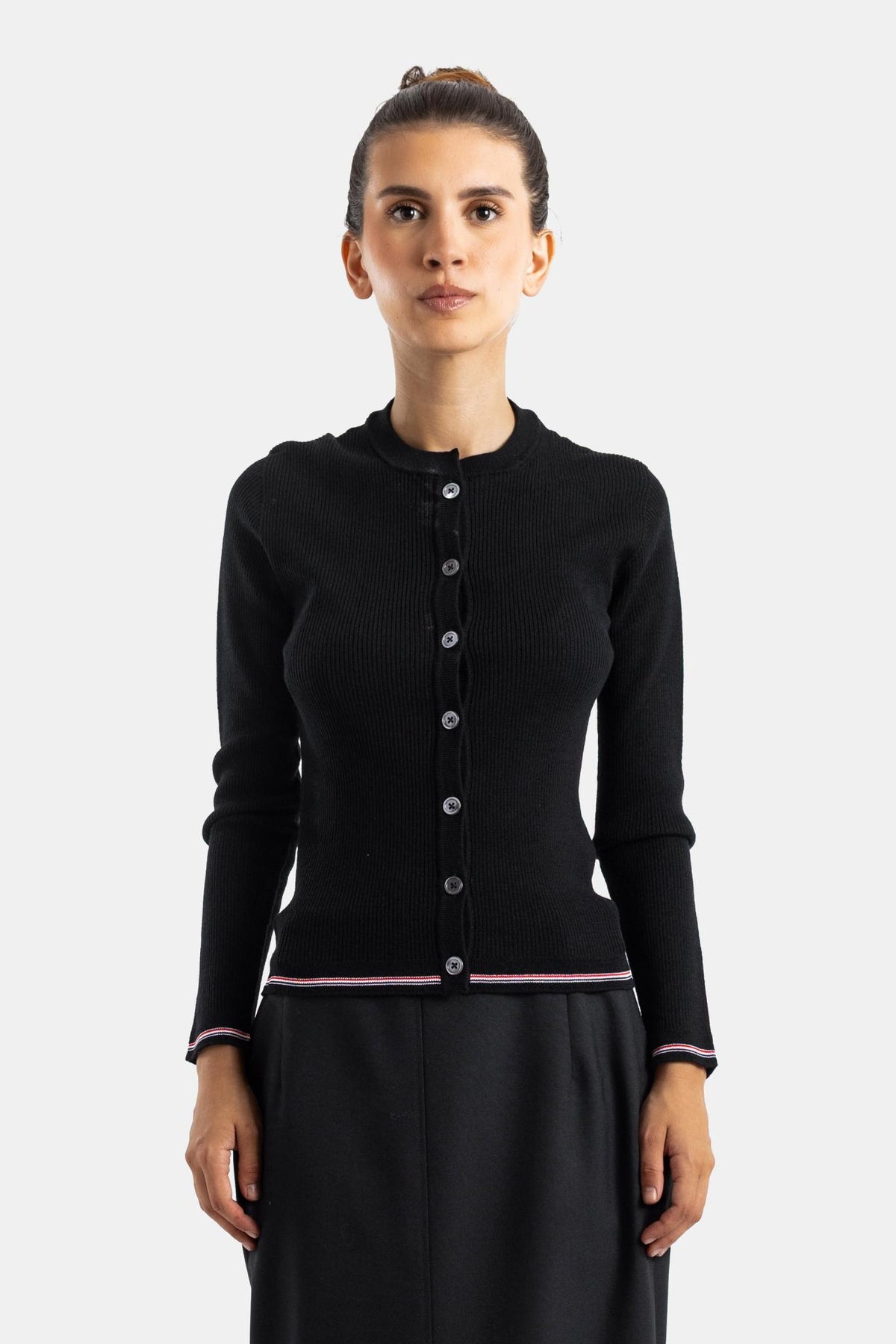 THOM BROWNE Wool Knit Cardigan