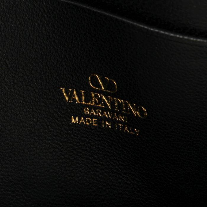 VALENTINO Mini Rockstud Leather Crossbody Bag Black 6W2P0AG8 VSH 0NO