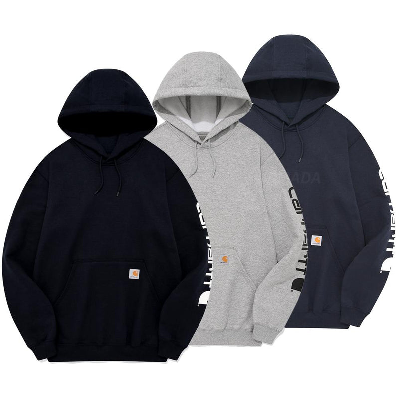 Carhartt Loose Fit Fleece Logo Hoodie Unisex K288 3colors
